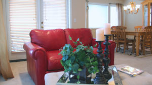 Living Room in Edmonds Condo